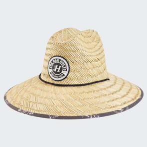 THE MAD HUEYS SURF FISH PARTY STRAW HAT NATURAL