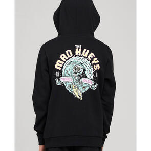 MAD HUEYS TUNNEL VISION | YOUTH HOODED PULLOVER BLACK