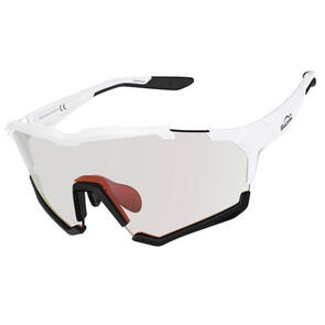MAGIC SHINE VERSATILER EYEWEAR PHOTOCHROMIC -WHITE / RED MIRROR LENSE