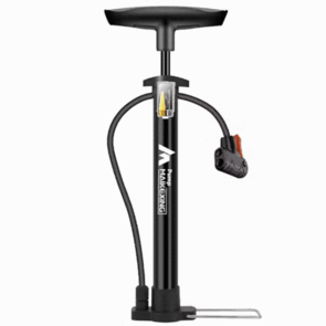 MAIKEXING BIKE PUMP 160PSI WITH HIGH-PRESSURE GAUGE AND 3-IN-1 NOZZLE AIR PUMP