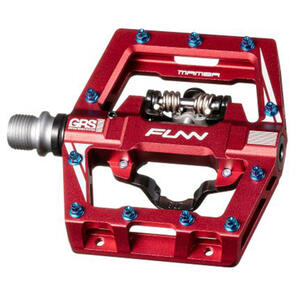FUNN MAMBA S PEDALS SINGLE SIDED CLIP RED