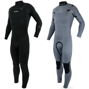 MANERA CLASSIC CHESTZIP STEAMER 4/3MM BLACK