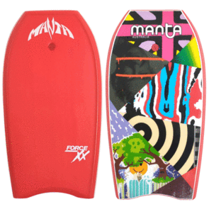 MANTA FORCE BODYBOARD PP 42" RED