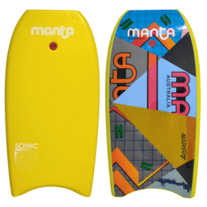 MANTA SONIC BODYBOARD 42"" YELLOW
