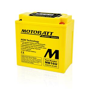 MOTOBATT MB16U MOTOBATT QUADFLEX BATTERY