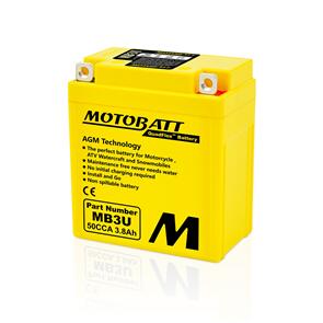 MOTOBATT MB3U MOTOBATT QUADFLEX BATTERY