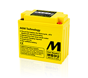 MOTOBATT MB9U MOTOBATT QUADFLEX BATTERY