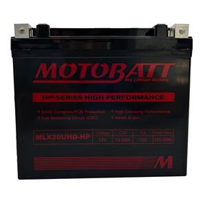 MOTOBATT PRO LITHIUM BATTERY MLX20UHD-HP *4