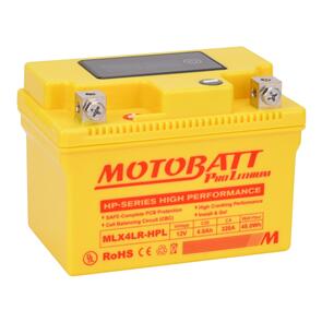MOTOBATT PRO LITHIUM BATTERY MLX4LR-HPL FOR YAM