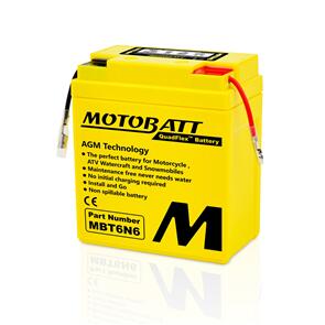 MOTOBATT MBT6N6 MOTOBATT QUADFLEX BATTERY