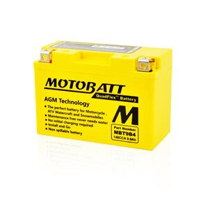 MOTOBATT MBT9B4 MOTOBATT QUADFLEX BATTERY
