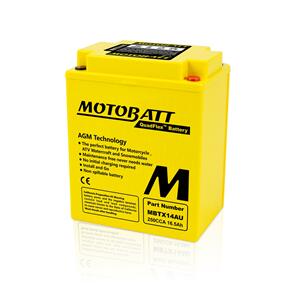MOTOBATT MBTX14AU MOTOBATT QUADFLEX BATTERY