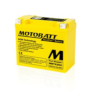 MOTOBATT MBTX20U MOTOBATT QUADFLEX BATTERY