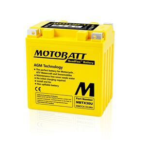 MOTOBATT MBTX30U MOTOBATT QUADFLEX BATTERY