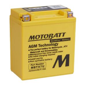 MOTOBATT MBTX7U MOTOBATT QUADFLEX BATTERY