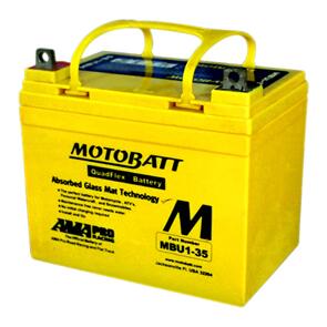 MOTOBATT MBU1-35 MOTOBATT QUADFLEX BATTERY