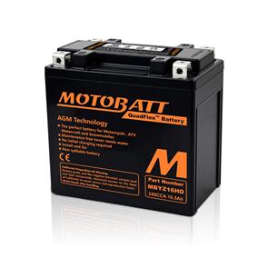 MOTOBATT MBYZ16HD BLACK MOTOBATT QUADFLEX BATTERY