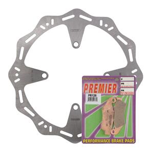 MTX HORNET DISC & PREMIER PAD FRONT KIT - KAWASAKI MDHKF03002