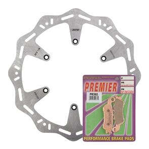 MTX HORNET DISC & PREMIER PAD FRONT KIT - YAMAHA MDHKF07001