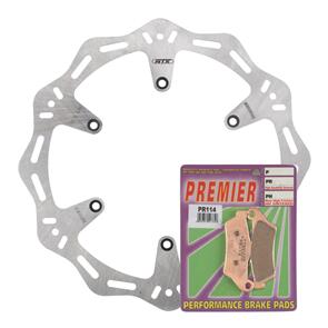 MTX HORNET DISC & PREMIER PAD FRONT KIT - KTM MDHKF08001
