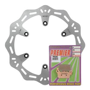 MTX HORNET DISC & PREMIER PAD REAR KIT - YAMAHA MDHKR07004