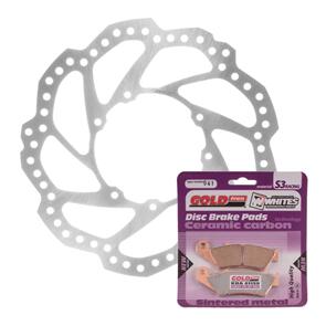 MTX BRAKE DISC & PAD FRONT KIT - HON CRF250R 15-20 - WAVE