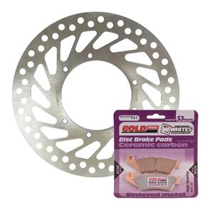 MTX BRAKE DISC & PAD FRONT KIT - HON CRF450R 02-14