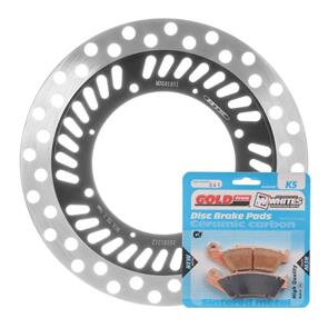 MTX BRAKE DISC & PAD FRONT KIT - HON CRF230F 05-20