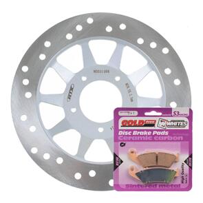MTX BRAKE DISC & PAD FRONT KIT - HON XR150L 14-20