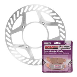 MTX BRAKE DISC & PAD FRONT KIT - KAW KLX300R 97-08