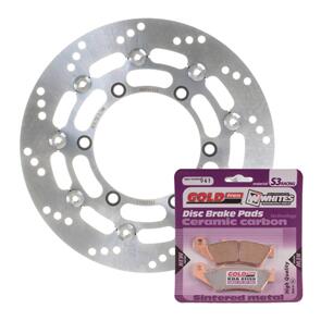 MTX BRAKE DISC & PAD FRONT KIT - SUZ DR650SE 96-20