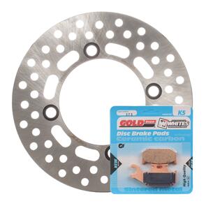 MTX BRAKE DISC & PAD FRONT KIT - SUZ LTA500 AXI 14-18 - LEFT