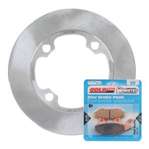 MTX BRAKE DISC & PAD FRONT KIT - SUZ LTF300F 02-20 - LEFT