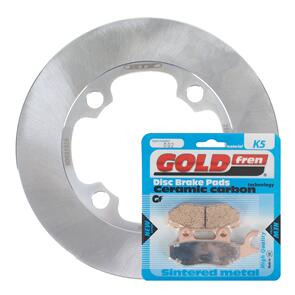 MTX BRAKE DISC & PAD FRONT KIT - SUZ LTF300F 02-20 - RIGHT