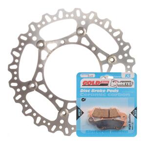 MTX BRAKE DISC & PAD FRONT KIT - YAM YZ450F 16-19 - WAVE
