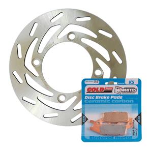 MTX BRAKE DISC & PAD FRONT KIT - YAM YFM700FAP 07-20 - LEFT