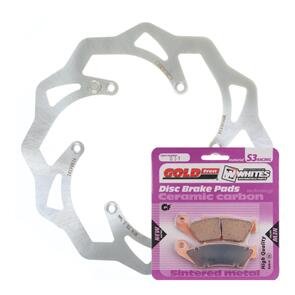MTX BRAKE DISC & PAD FRONT KIT - KTM 450 SX-F 07-19 - WAVE