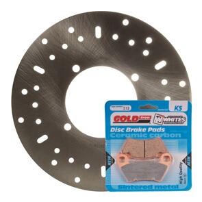 MTX BRAKE DISC & PAD FRONT KIT - POL RANGER 570 MID SIZE 14-17