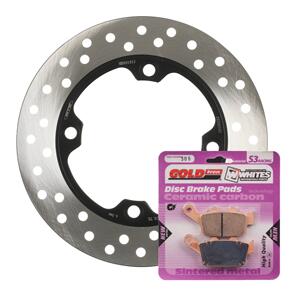 MTX BRAKE DISC & PAD REAR KIT - HON CBR250R 11-15
