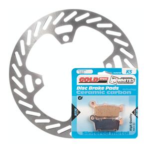 MTX BRAKE DISC & PAD REAR KIT - KAW KX250 03-08