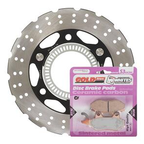 MTX BRAKE DISC & PAD REAR KIT - KAW EX300 NINJA ABS 13-15