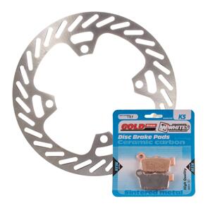 MTX BRAKE DISC & PAD REAR KIT - SUZ RMZ250 04-06
