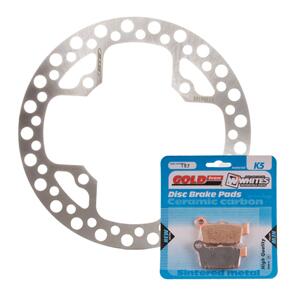 MTX BRAKE DISC & PAD REAR KIT - SUZ RMZ250 07-15