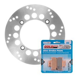 MTX BRAKE DISC & PAD REAR KIT - SUZ DR650SE 96-20