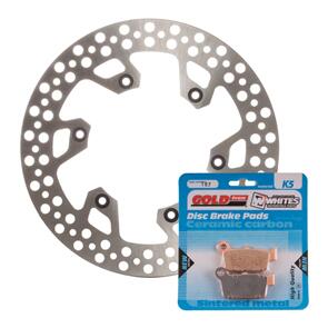 MTX BRAKE DISC & PAD REAR KIT - YAM YZ250F 03-19