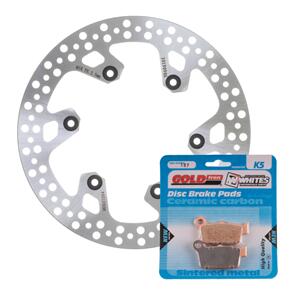 MTX BRAKE DISC & PAD REAR KIT - YAM WR450F 03-20