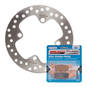 MTX BRAKE DISC & PAD REAR KIT - YAM YFM700FA 07-13
