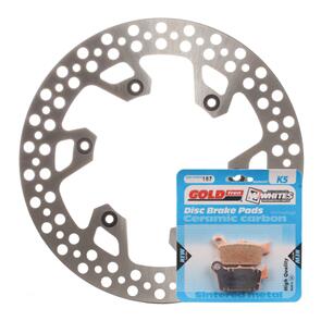 MTX BRAKE DISC & PAD REAR KIT - YAM YZ125 03-20