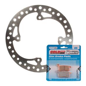 MTX BRAKE DISC & PAD REAR KIT - KTM 85 SX 04-10