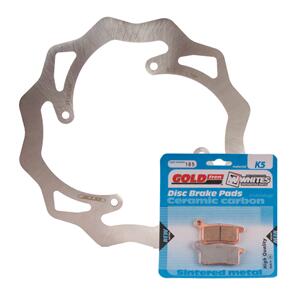 MTX BRAKE DISC & PAD REAR KIT - KTM 85 SX 11-20 - WAVE